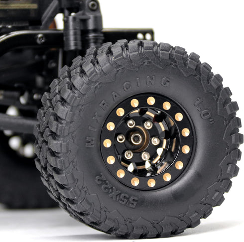 OGRC 1.0 Tires All Terrain Tyre Super Soft and Sticky Tires for 1/18 TRX4M 1/24 RC Crawler Axial SCX24 FMS FCX24-55 * 22mm by OGUNKE