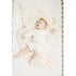 Konssy Baby Blankets for Unisex Boys Girls, Super Soft Nursery Minky Blankets with Muslin Cotton Front and Dotted