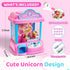 20 3-8, JoyCat Claw Machine for Kids, Unicorn Mini Vending Machine & Electronic Arcade Game with Adjustable Music