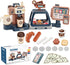 yoliyogo Pretend Play Coffee Maker Toy Role Play Coffee Shop Party Playset with