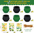 LioNergy 24 Packs St. Patrick's Day Crafts for Kids, DIY Pot of Gold Cutouts Craft Kits Shamrock Gold Coins Leprechaun