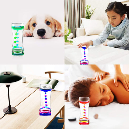 YUE MOTION Liquid Motion Bubbler - Handheld Oil Timer, Calming Toys for Kids and Adults, Sensory Relaxing Toys
