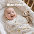 Kvoike 39 39 Inches Muslin Swaddle Blankets for Newborn, Baby Blankets for Boys Girls, Large X Breathable Soft Blanket