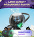 20oz 3+ Bubble Machine - Halloween Bubble Maker for Kids with Big Bubbles Design, Multi-Color LED Light, CapacityUSB-C