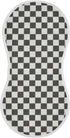 FLildon 2PCS Muslin Burp Cloth for Baby Checkered Black White Super Absorbent Burping Cloths, Bibs for Newborn Boys