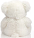 HollyHOME Teddy Bear Stuffed Animal Plush Bear - 12 Inches White with Red Bow - Christmas Valentine's Day Gift