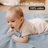 GLLQUEN BABY 3-Pack Muslin Swaddle Blankets for Boys and Girls, Unisex Newborn Receiving Baby Essentials, Gift Registry
