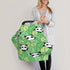 Schgap Panda Leaves Car Seat Cover for Baby, Soft Stroller Cover Nursing Cover Breastfeeding Baby Carrier Covers