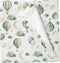Cstdyfrv Watercolor Hot Air Balloon Baby Blankets for Boys Girls Pastel Balloons Moon