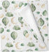 Cstdyfrv Watercolor Hot Air Balloon Baby Blankets for Boys Girls Pastel Balloons Moon