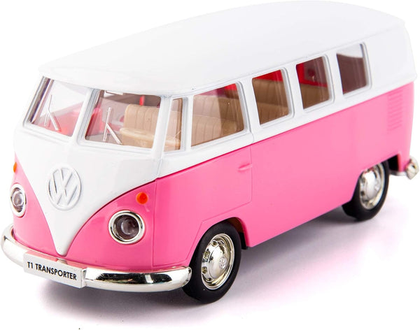1/36 Scale Bus Casting Car Model - Zinc Alloy Toy Truck for Kids, Pull Back Vehicles Gift for Boys & Girls