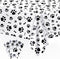 3 Pack Puppy Dog Paw Print Plastic Tablecloth, Large Disposable Rectangle Cover for Pet Birthday Party
