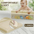 Elbow Set, Water-Resistant Baby Bath Kneeler and Rest Pad Soft Painless Tub Kneeling Pad for Bathing Baby with Toy