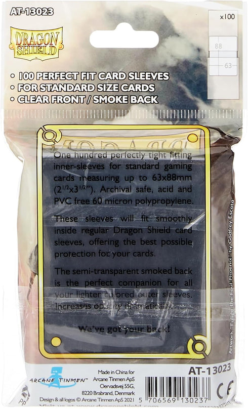 Dragon Shield AT-13023 Card Case, Smoke, One Size (100 count)