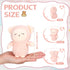 12 Pcs Cute Lamb Plush Bulk 4.7 Inch Mini Sheep Stuffed Animal Keychain Soft Adorable Stuffed Lamb Doll Back to School Gift for Birthday Baby Shower Party Favor Basket Filler(Simple Style)