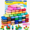 Ixiaoyoo Air Dry Clay, 50 Colors Modeling Magic Clay for Kids, Soft