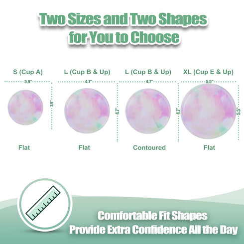 wegreeco Nursing Breast Pads (14 Pack) with Laundry Bag & Travel Storage Bag - Washable & Reusable