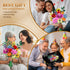Set, 1043 15 CUBIMANA Flower Bouquet Building PCS Bouquet Botanicals Collection for Mom Wife, Artificial Flowers