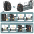 Backpack ISMGN Diaper Bag with Changing Station, Large Diaper Bag, Baby Bag, Multifunctional Diaper Bag, Black