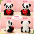 10 Inch Graduation Gifts Plush Panda, Soft Stuffed Animal with Love Heart, Cute Gift for Boys and Girls