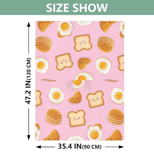 Mazeann Breakfast Cute Food Pinks Car Seat Cover Baby Breathable Soft Infant Carseat Covers Canopies Babies Carrier