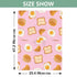 Mazeann Breakfast Cute Food Pinks Car Seat Cover Baby Breathable Soft Infant Carseat Covers Canopies Babies Carrier