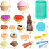 Set 29 LOVESTOWN Pretend Play Desserts Toy - PCS Kids Desserts Fake Food for Tea Party & Birthday Gift