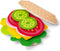 Melissa & Doug Felt Food Sandwich Play Food Set (33 pcs), Orange,