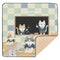 EtherSpher Cats Study School Cartoon Cute Large Stylish Baby Playmat for Floor Lightweight