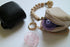 purifyou Premium Leather Pacifier and Nipple Shield Cases - Set of 2 Black & Beige for Diaper Bag & Stroller