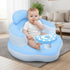 TIDNNS 3-36 Inflatable Baby Seat for Babies Months, Built-in Air Pump, Sit Me Up Chair with Tray and Back Support