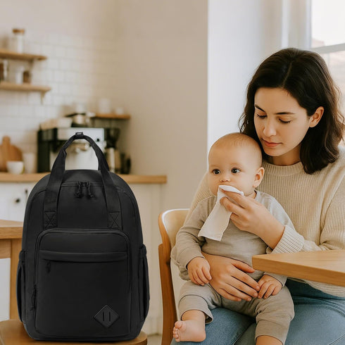 Backpack Backpack CEI-CEI Diaper Bag Large Baby Diaper Bag Water-resistant Travel Diaper for Boys Girls Newborn