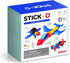 STICK O City 16 Piece Magnetic Building Set, Rainbow Colors, Educational STEM Toy Ages 36M+