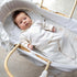 4 Pack, Cozy 32"x16"(Rainbow) Gllquen Baby Bassinet Sheets Breathable Fitted Mattress Sheet, Elastic Travel Crib