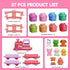 Meytccve Set 1-3 1 2 3,Montessori Train Toy Toddlers for Learning Toy for Ages Learning Matching & Sorting