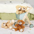 MorisMos Bulk Teddy Bears, 6 Packs of 14 Inch Stuffed Animals, Soft Plush Bears for Baby Shower, Kids, Brown, Dark Brown