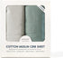 2 Pack, 100% 52" 28" GRSSDER Soft Muslin Crib Sheet Cotton Crib Sheets for Boys and Girls, Fit Standard Crib Mattresses