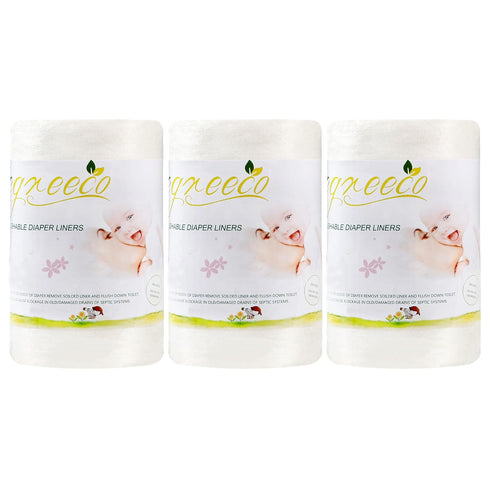 wegreeco Cloth Diaper Liners - Unscented Diaper Liners, Fragance Free Cloth Diapers