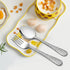 LIANYU 10-Piece Kids Silverware Set, 5 Kid Spoons & 5 Kid Forks, Stainless Steel Toddler Flatware
