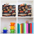 CWUPZAY 1 Pack Tuna Sardine Storage Basket Canvas Fabric Collapsible Storage Bins Box Organizer Waterproof for Home