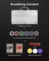 Poker Chips with Denominations - 300-pcs 11.5g Weighted Casino Chips Set with Aluminum Case
