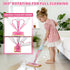Bluocean 30 Inch, 420ml Set Kids Spray Mop - Large Water Tank, Effective Cleaning Tool & Fun Montessori Toy, Pretend