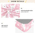 miaozhen 1 Pack 52x28 Cotton Baby Crib Sheets Soft Stretchy Cartoon Cute White Valentine Bear Crib Mattress Sheet