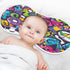 YEGAME Set 1 11 22 Inch Muslin Baby Burp Cloths of - Graffiti Super Absorbent Cotton Burping Rags Soft Baby Washcloths