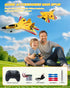 F22 2 2.4GHz ANTSIR Raptor RC Airplane, Durable Foam Remote Control Jet with Gyro & LED Lights, Rechargeable Batteries