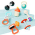 Set, 3-6-12 5 7 8 9 10 Girl-7PCS iPlay, iLearn Baby First Gym Rattle Infant Dumbbell Weights Teething Rattles Month