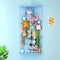 GGUO Corner Stuffed Animal Storage Net - Stuffed Animals Holder with Lights -