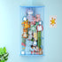 GGUO Corner Stuffed Animal Storage Net - Stuffed Animals Holder with Lights -