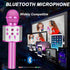 Karaoke Machine Microphone for Kids, Toddler Microphone for 3-12 Year Old Girls, Birthday Gifts and Toys