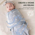 Set 3 Pack, Medium(3-6 insular Baby Swaddle Wrap, Swaddle Blanket for Newborn and Infant, Adjustable Velcro Swaddling